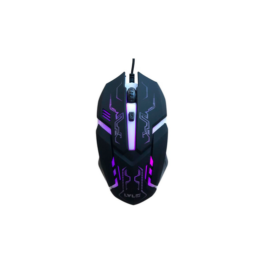 MOUSE LVLUP PRO GAMING 1200DPI  NEGRO